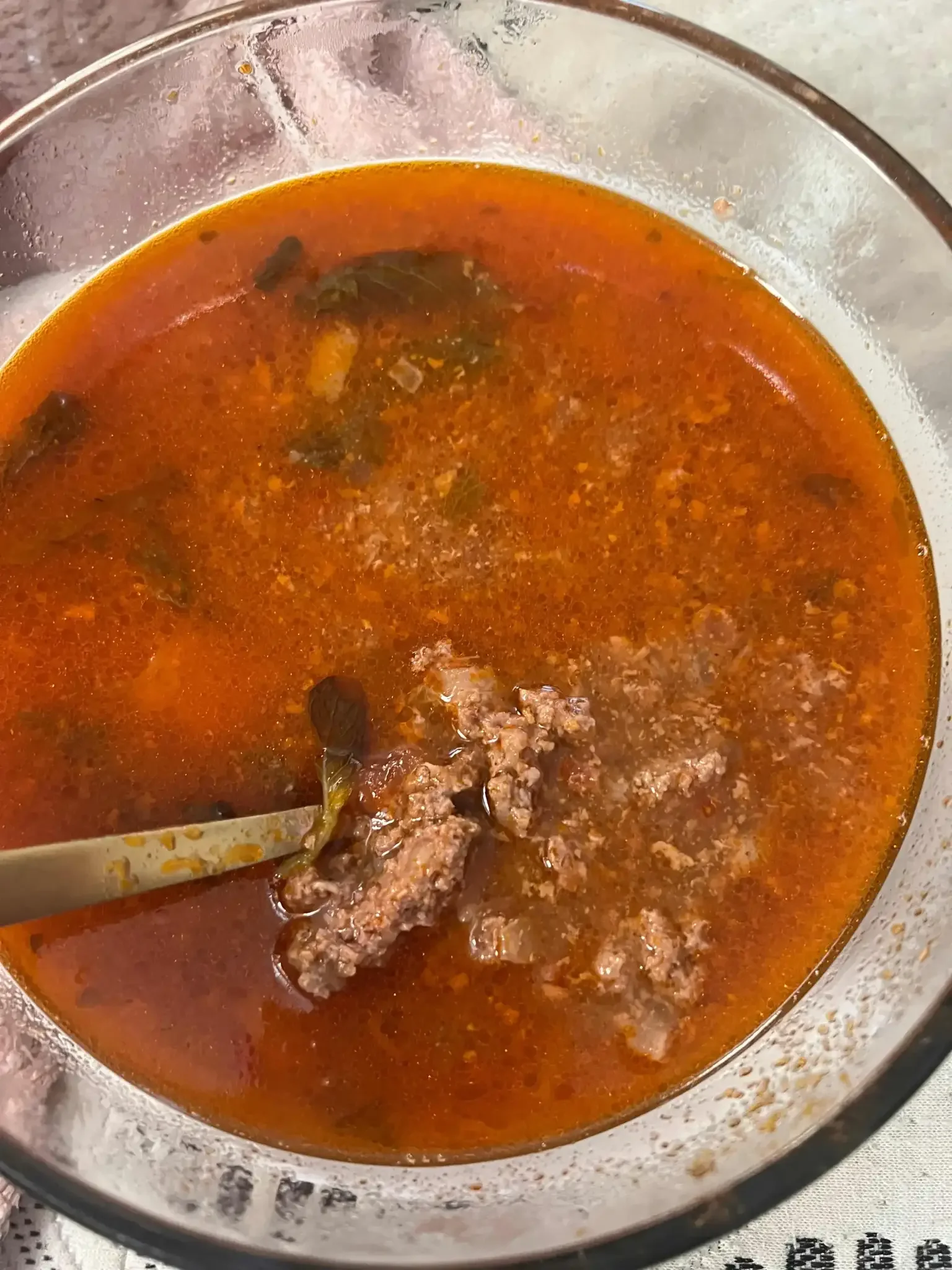Albondigas Soup - Hearty homemade meatball soup simmered in a rich tomato broth with fresh vegetables — a true Mexican comfort classic