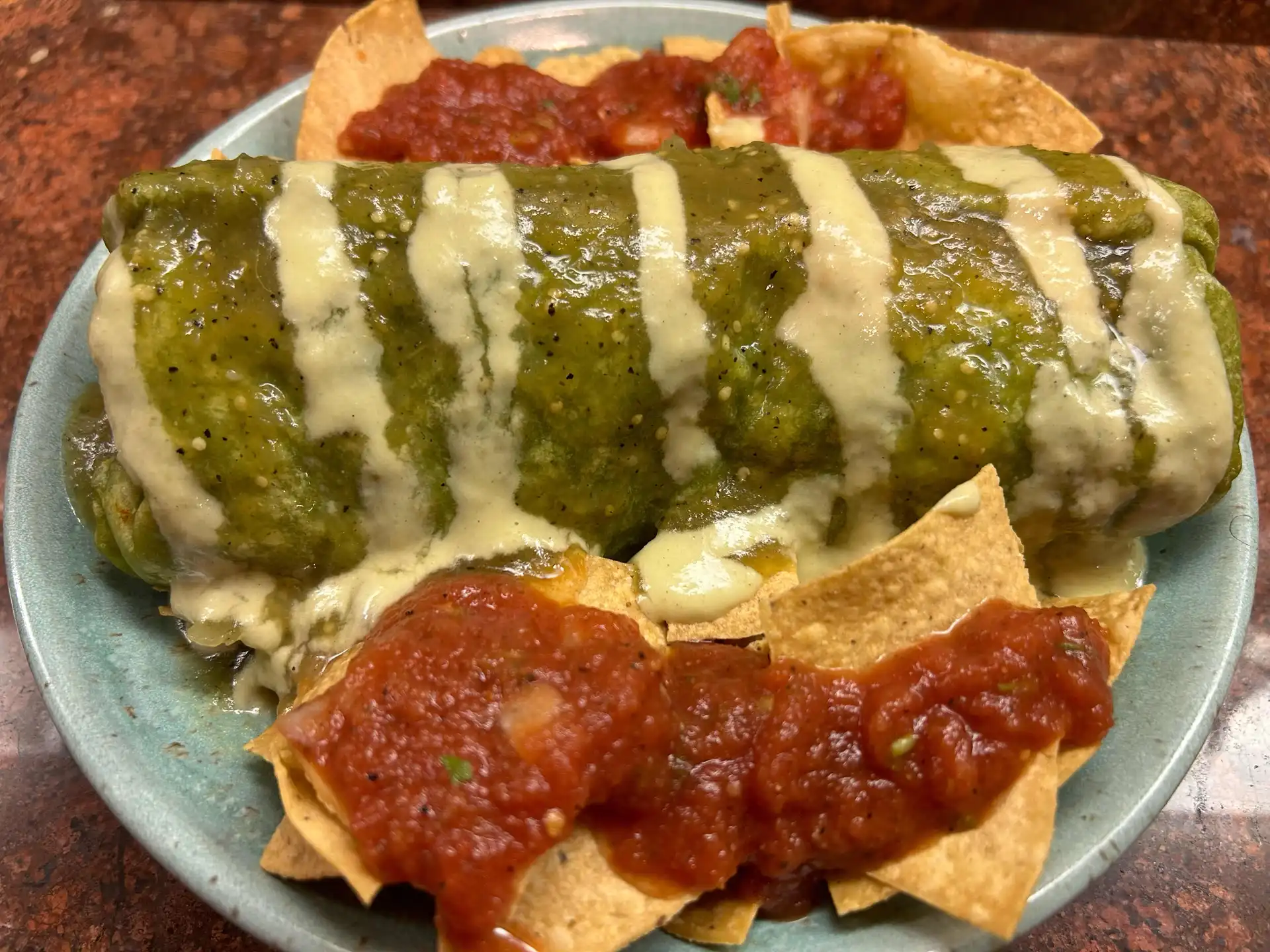 Chips and Salsa - Fresh tortilla chips with salsa