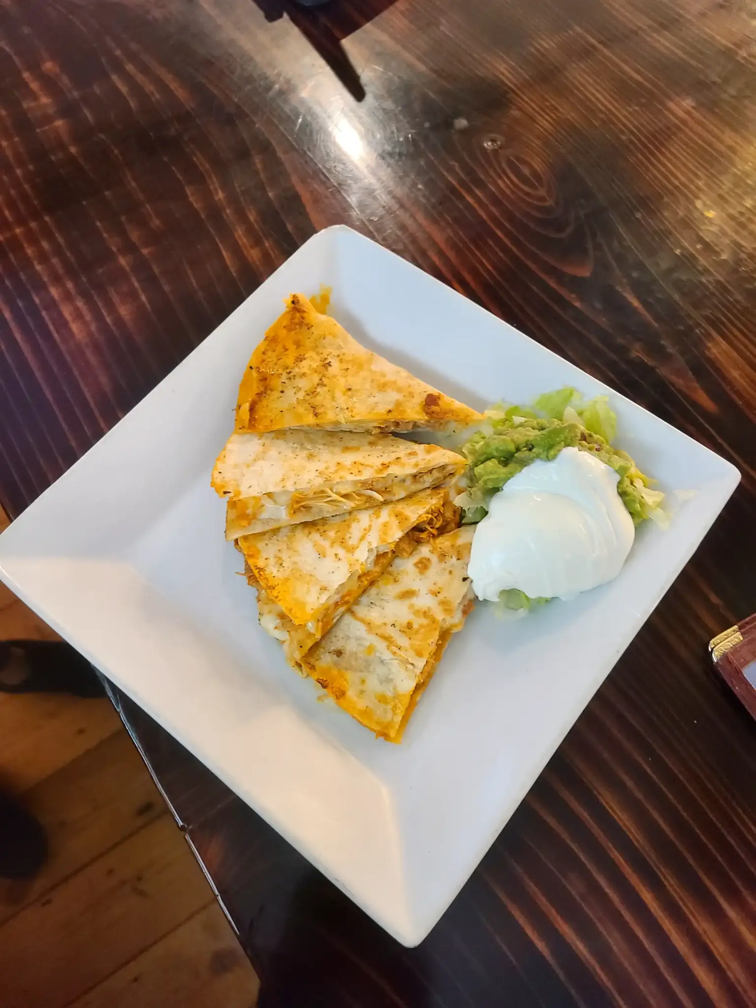 Quesadilla - Grilled cheese quesadilla